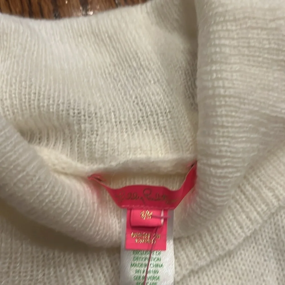 Lilly Pulitzer Kip Wrap Poncho Coconut Love Toss small/medium - Picture 7 of 10